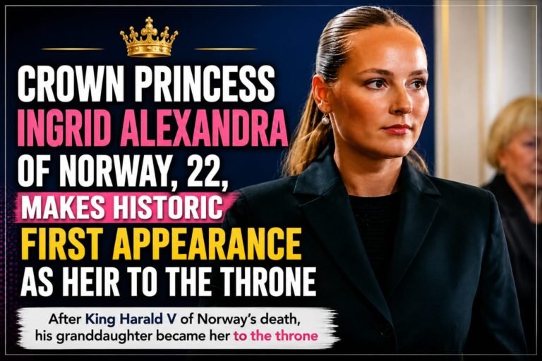 Crown Princess Ingrid Alexandra of Norway in a formal appearance