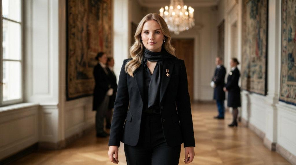 Princess Ingrid Alexandra of Norway Makes First Appearance Following Death of Her Grandfather King Harald 7 image 20