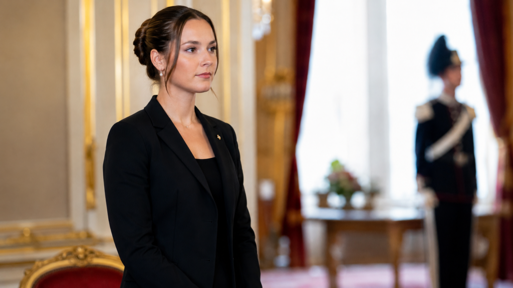 Princess Ingrid Alexandra of Norway Makes First Appearance Following Death of Her Grandfather King Harald 4 image 24