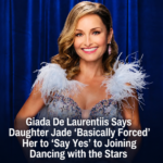 Giada De Laurentiis wearing a glamorous dress while joining Dancing with the Stars Season 35 after daughter Jade encouraged her