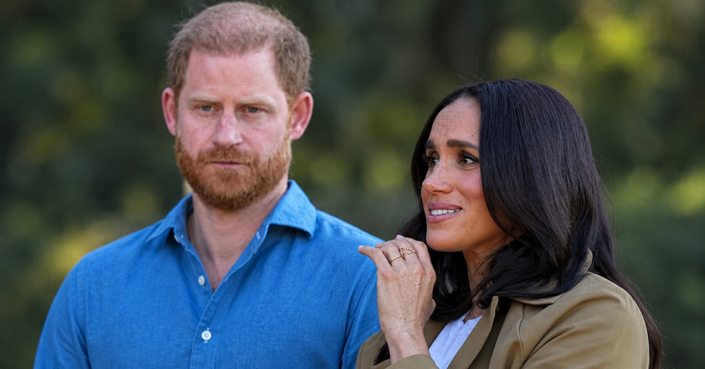 Prince Harry and Meghan Markle pictured together following King Charles’s statement about their future in the UK