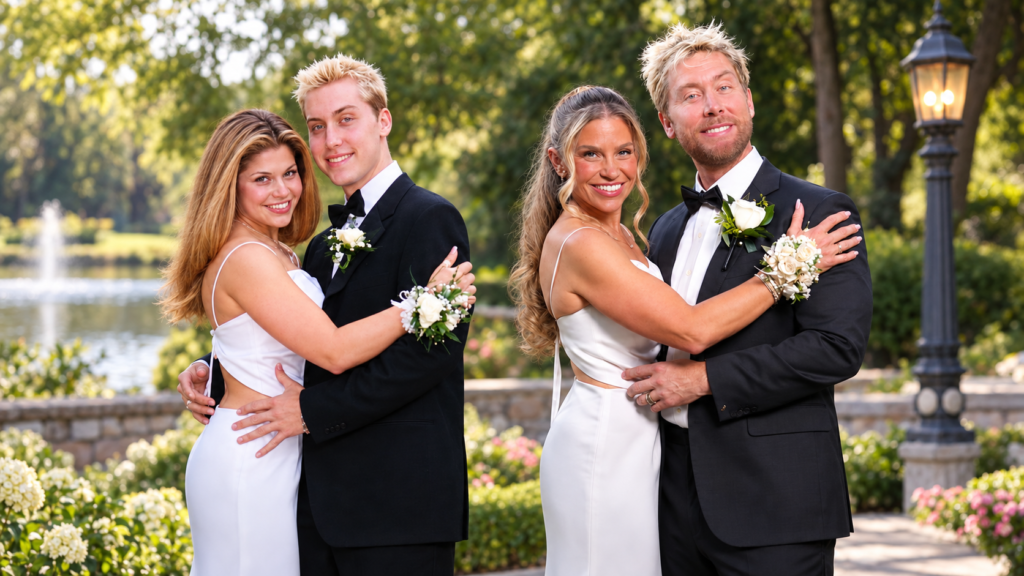 Danielle Fishel and Lance Bass recreate their 1999 prom photo while celebrating their nostalgic reunion