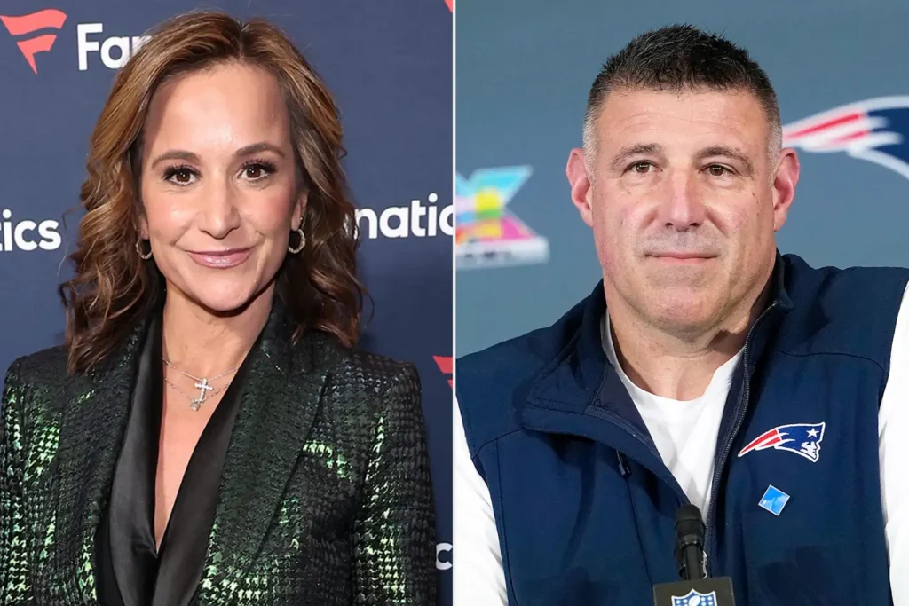 Mike Vrabel and Dianna Russini amid controversy surrounding their photos