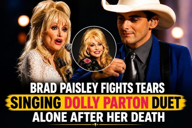 Brad Paisley performs an emotional tribute to Dolly Parton after her death