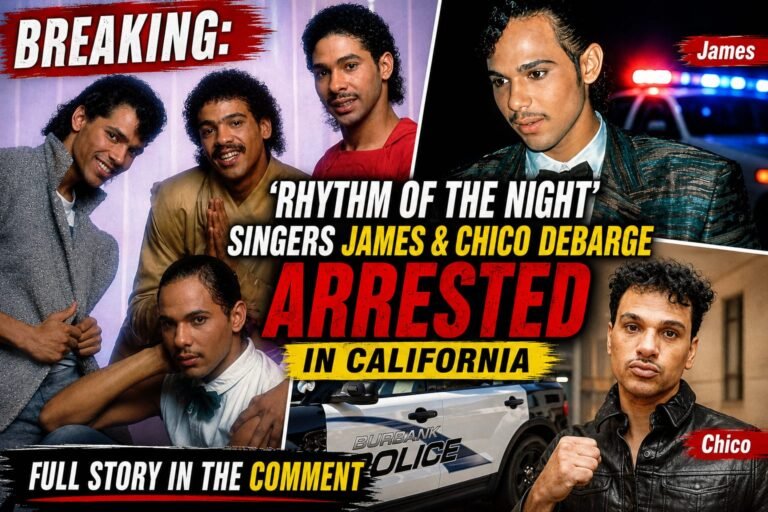 James and Chico DeBarge arrested in Burbank California following a police investigation involving suspected controlled substance possession