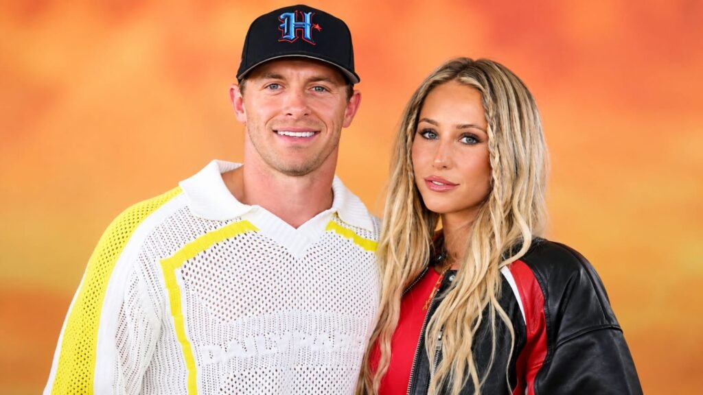 Alix Earle and ex-boyfriend Braxton Berrios at an F1 party in Miami