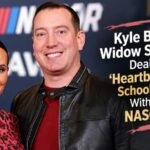 Samantha Busch with late NASCAR driver Kyle Busch before his final birthday tribute
