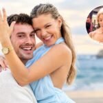 Engaged couple celebrating their engagement with engagement etiquette advice