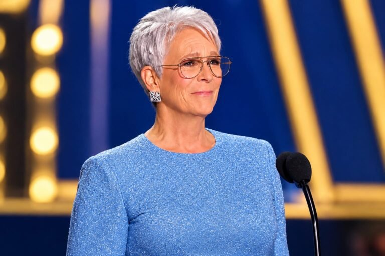 Jamie Lee Curtis honoring Rob Reiner at the 2026 Emmy Awards
