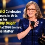 Sally Field celebrates her Emmy win and gives Canada a special shout-out during the 2026 Emmy Awards.