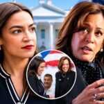 Kamala Harris vs Donald Trump in a US political campaign