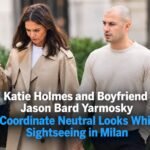 Katie Holmes and Jason Bard Yarmosky sightseeing in Milan