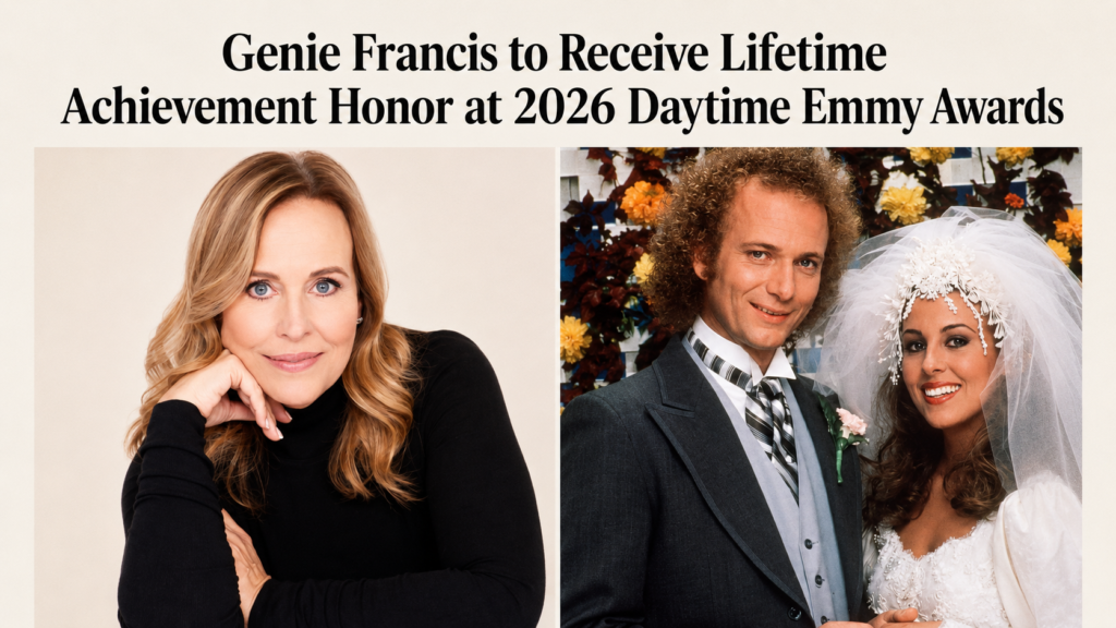 Genie Francis honored with Lifetime Achievement Award at 2026 Daytime Emmy Awards