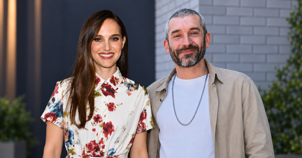Natalie Portman and Tanguy Destable as the actress welcomes her third baby