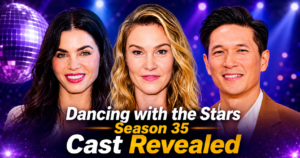 Dancing with the Stars Live Tour 2026 performers on a glamorous ballroom stage