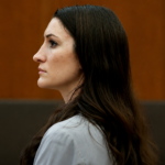 Lindsay Clancy during courtroom proceedings in murder trial juror dispute