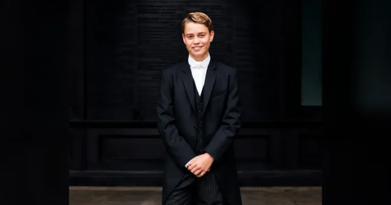 Prince George wearing his Eton College uniform on his first day